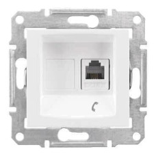 Розетка телефонная RJ11 Schneider Electric Sedna SDN4101121