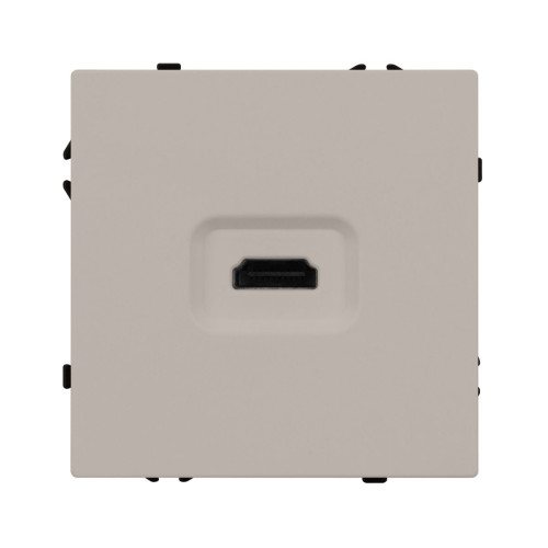 Механизм HDMI розетки Arlight SCT-NOBE-MHD1-SFPL-CA (Кашемир) 061842