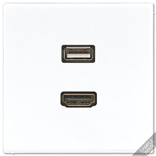 Розетка HDMI/USB Jung MALS1163