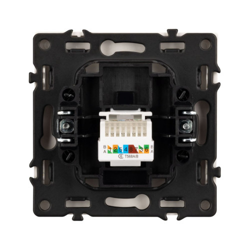 Механизм компьютерной розетки Arlight SCT-NOBE-MPC1-SFPL-WH (RJ-45, CAT6) 054304