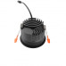 Встраиваемый светильник Iledex Technical Mars DIM 112-12W-D80-4000K-24DG-BK
