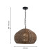 Подвесной светильник Favourite Wicker 4883-1P
