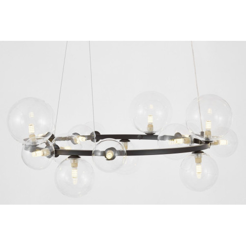 Подвесная люстра Lumina Deco LDP 7033-15 BK+CL