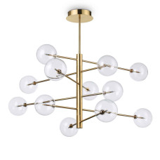Подвесная люстра Ideal Lux Equinoxe SP12 Ottone Antico 200125