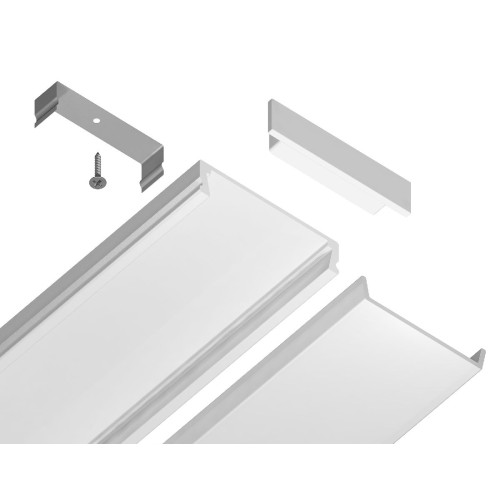 Алюминиевый накладной профиль Ambrella Light Alum Profile GP1800WH