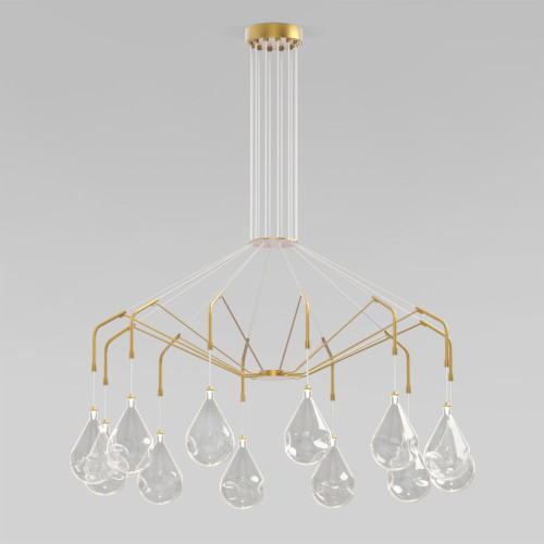 Подвесная люстра Eurosvet Birne 201002/12 латунь Smart a071499 Подвесная люстра Eurosvet Birne 201002/12 латунь Smart a071499