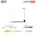 Подвесной светильник Lightera Manitoba LE111L-88GA WIFI IRON