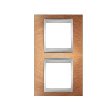 Рамка 2-постовая вертикальная Schneider Electric Unica Top MGU66.004V.0M2