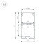 Профиль Arlight LINE-S-3667-2000 BLACK 042901
