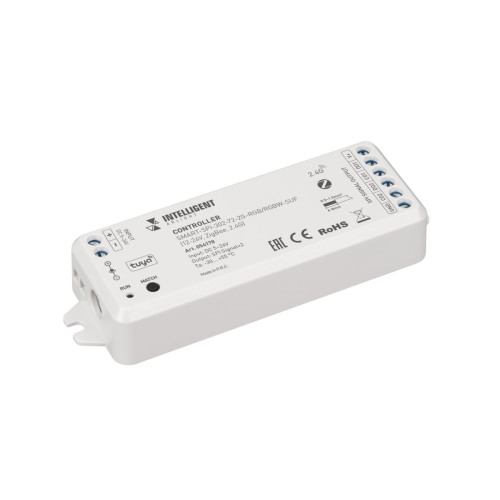 Контроллер Arlight SMART-SPI-302-72-2G-RGB/RGBW-SUF (12-24V, ZigBee, 2.4G) (IARL, IP20 Пластик) 054178 Контроллер Arlight SMART-SPI-302-72-2G-RGB/RGBW-SUF (12-24V, ZigBee, 2.4G) (IARL, IP20 Пластик) 054178