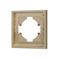 Рамка пластиковая на 1 пост Arlight FRM-TENDO-SFPL-1-GD 054643