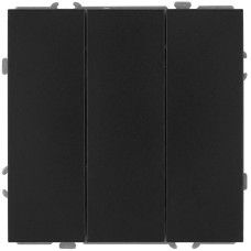 Выключатель Эра Galaxy 15-1107-05 тройной 10АХ-250В IP20 антрацит Б0070722