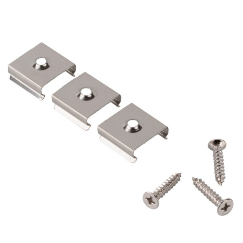 Скоба крепления с шурупом для профиля General GAL-12-16-С-IP20 522401 Скоба крепления с шурупом для профиля General GAL-12-16-С-IP20 522401