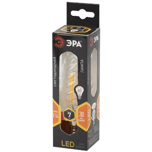 Лампа светодиодная Эра E14 7W 2700K F-LED BTW-7W-827-E14 Б0027960