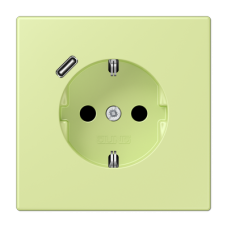 Розетка 2K+З USB Typ C Jung LC1520-18C222
