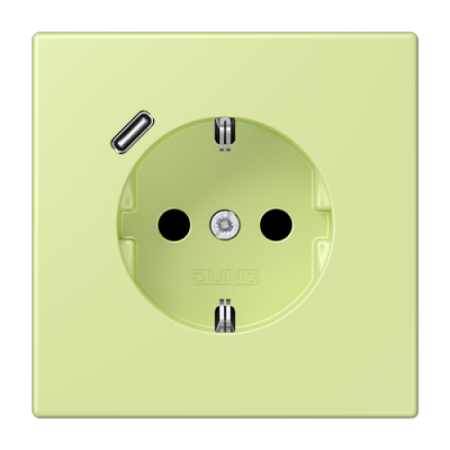Розетка 2K+З USB Typ C Jung LC1520-18C222