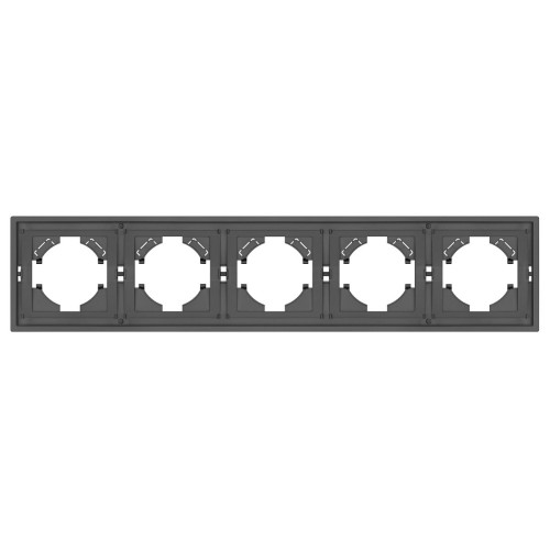 Рамка пластиковая на 5 постов Arlight FRM-TENDO-SFPL-5-GR 054659