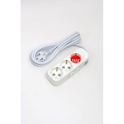 Удлинитель с/з 3вх с защитными шторками ELBI Myra 527-010203-321