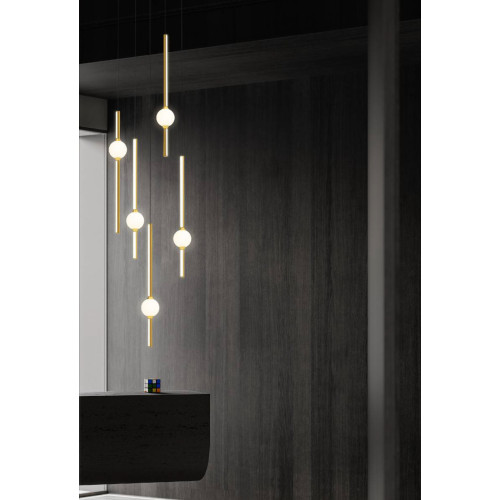 Подвесной светильник Delight Collection MD21001050 MD21001050-1A black/gold