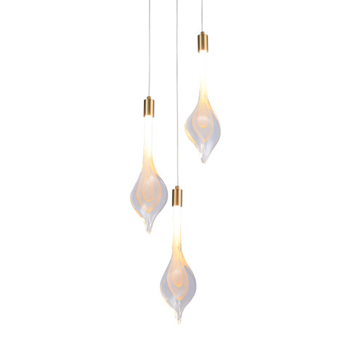 Подвесной светильник Delight Collection P98066-3 antique brass Подвесной светильник Delight Collection P98066-3 antique brass