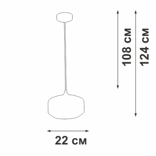Подвесной светильник Vitaluce V2559-8/1S Подвесной светильник Vitaluce V2559-8/1S