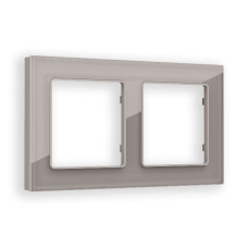 Рамка двухместная Ambrella Volt Platos AF330502