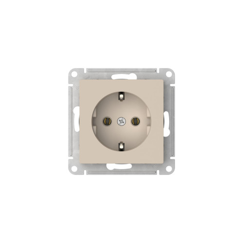 Розетка с заземлением, 16А, мех., быстрозажим. клем. Systeme Electric AtlasDesign ATN001243S Розетка с заземлением, 16А, мех., быстрозажим. клем. Systeme Electric AtlasDesign ATN001243S