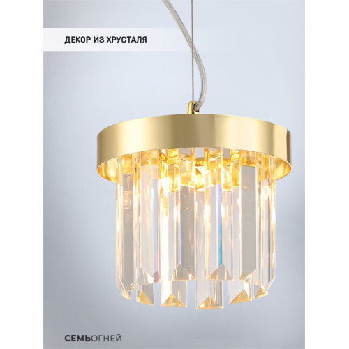 Подвесной светильник Lumien Hall Daneil LH0057/2P-GD-CL