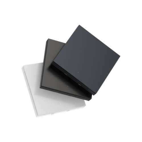 Выключатель Yeelight Pro, серия E20, проводной, 2 клавиши, серый (CN)
