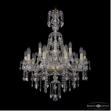 Подвесная люстра Bohemia Ivele Crystal 1415/10+5/220/XL-86 G