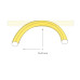 Светодиодная герметичная лента Arlight MOONLIGHT-TOP-A336-D30mm 24V Warm3000 (14.4 W/m, IP65, 5m, wire x1) 050481
