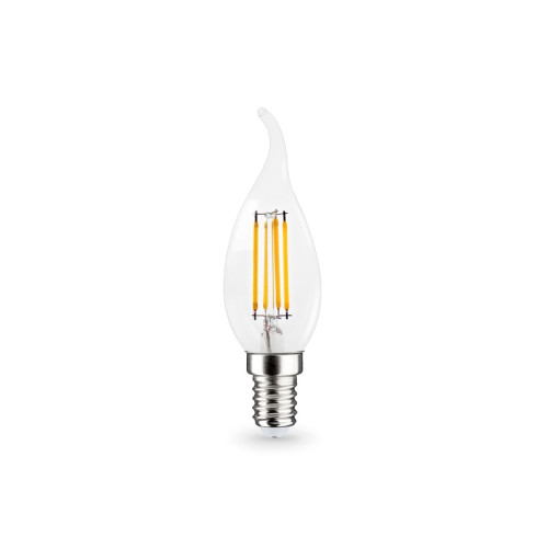 Филаментная светодиодная лампа Ambrella Light Bulbing E14 11W 4000K свеча на ветру 351124