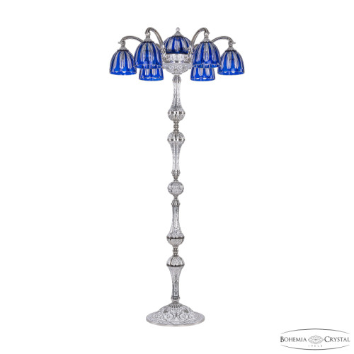Торшер Bohemia Ivele Crystal Verona 72009TP/6/175 NW P1 D Clear-Blue/H-1H