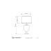 Настольная лампа Lumina Deco Olimpia LDT 304 F.GD+WT