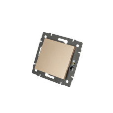 Механизм выключателя одноклавишный самовозвратный Arlight SWT-MKR1-PL-GD-V (250V, 10A) 049882