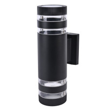 Уличный настенный светильник Uniel UUL-S20A 2x60W/E27 IP65 BLACK UL-00012921