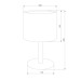 Настольная лампа TK Lighting 5217 Deva White