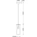 Подвесной светильник Arte Lamp Aries A8983SP-1PB