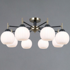 Люстра на штанге Illumico IL0579-8CSQ-25 BK AB TRENTO