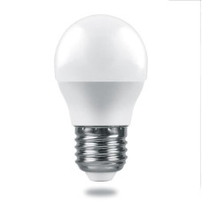 Лампа светодиодная Feron E27 6W 4000K шар матовый LB-1406 38069
