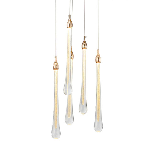 Подвесной светильник Delight Collection Teardrop OM801670-5-G
