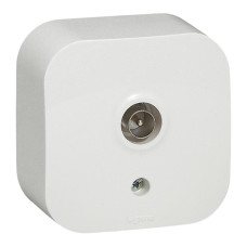 Розетка TV Legrand Quteo белая 782215