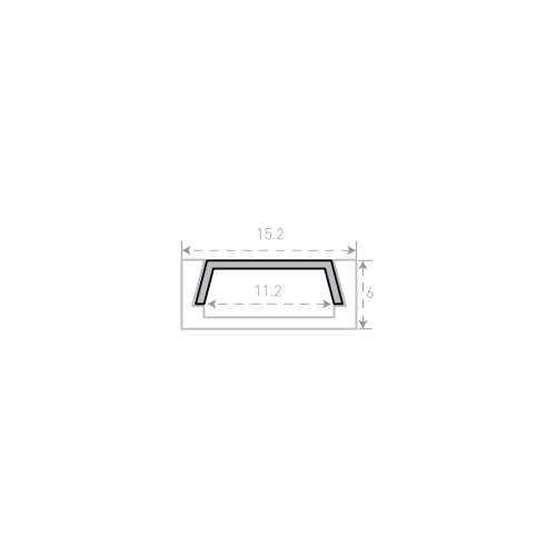 Алюминиевый профиль SWG SF-1506-BL 020193
