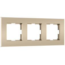 Рамка на 3 поста Werkel Slab (шампань софт) W0032911 4690389218422 a071625