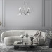 Подвесная люстра Eurosvet Adelia 60064/5 хром