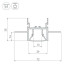 Профиль Arlight FOLED-CEIL-CENTER-2000 023863