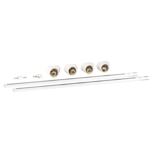 Трековый однофазный светильник (4 шт.) Эра TR41-SET-4-1 WH Б0070007