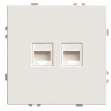 Розетка компьютерная 2-местная RJ-45 (механизм) Stekker Эмили RST00-5111-08 кашемир soft touch 49900