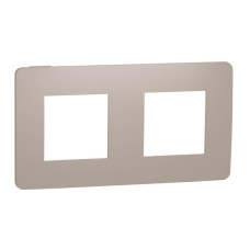 Рамка 2-постовая Schneider Electric Unica New NU280427