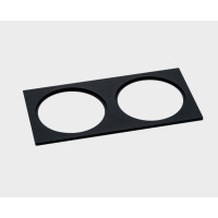 Двойная рамка Italline IT08-8038 black